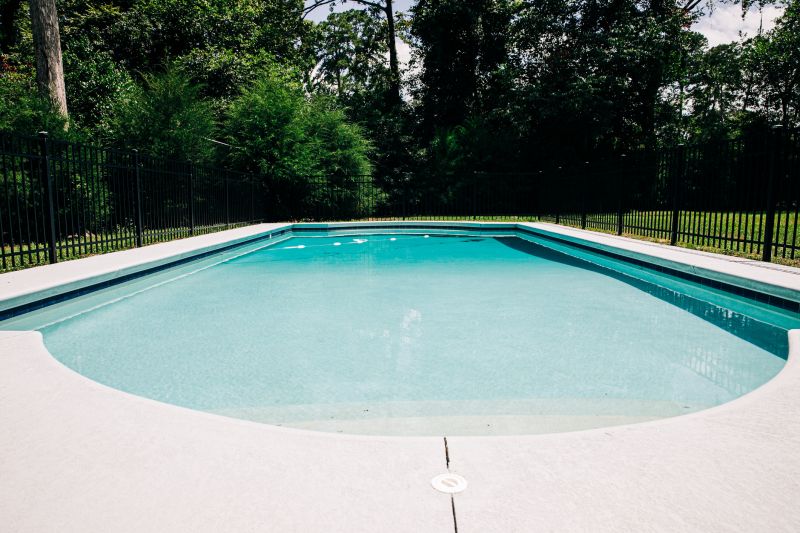 Metal Pool Fence Installation in Pearland, TX