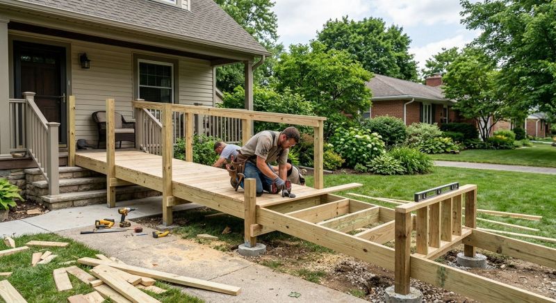 Wheelchair Ramp Construction in Kansas City, KS
