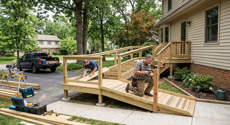 Wood Ramp Service in Kansas City, KS