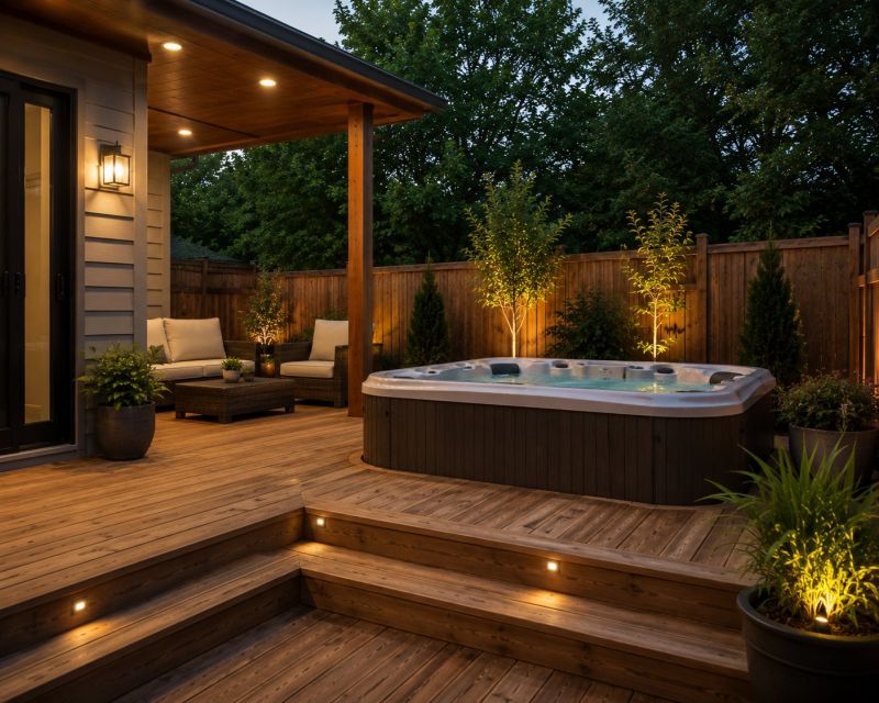 Hot Tub Deck Construction in Fairfield County, CT