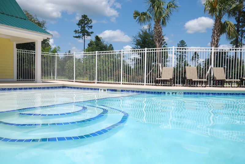 Metal Pool Fence Installation in Kansas City, MO