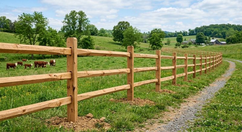 Rail Fence Installation in Sacramento, CA