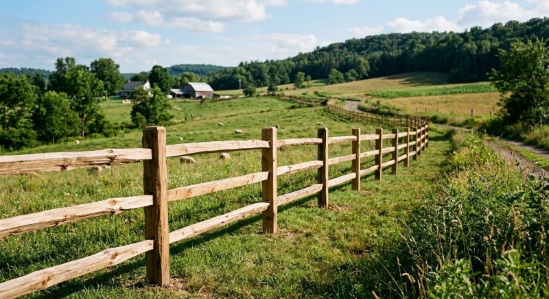 Rail Fence Installation in Pearland, TX