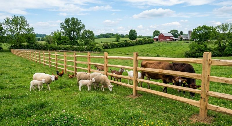 Ranch Fence Construction in Pearland, TX