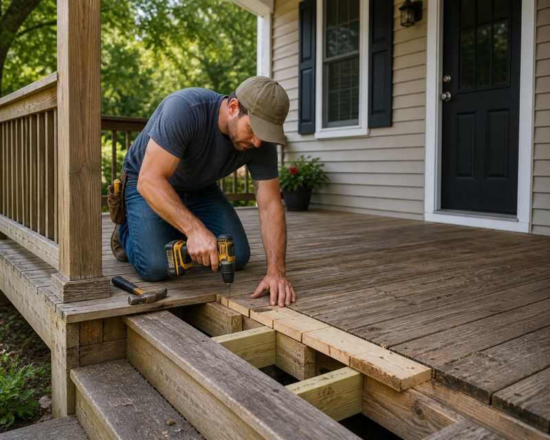Redwood Deck Repair in Seattle, WA