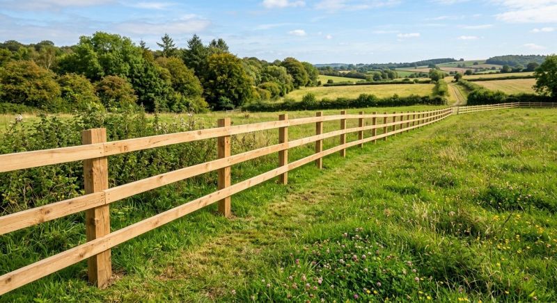 Split Rail Fence Replacement in Roseville, CA