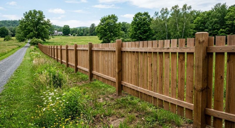 Timber Fence Installation in Sacramento, CA