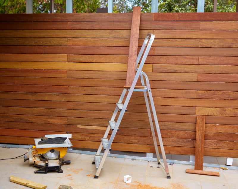Wood Plank Fence Installation in Pearland, TX