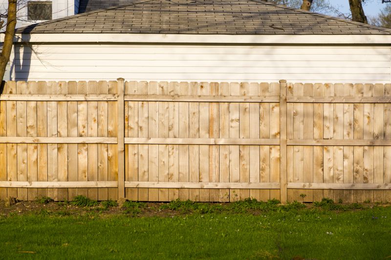 Wood Plank Fence Installation in Pearland, TX